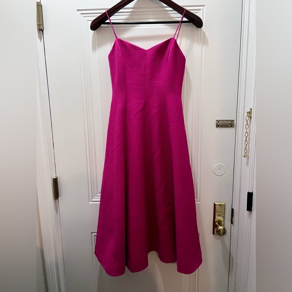 Rebecca Vallance Natalia cloqué midi dress - size 10